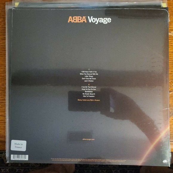 ABBA Voyage LP ~ Exclusive Limited Edition Colored Vinyl (White) ~ New/Sealed! - Picture 3 of 3
